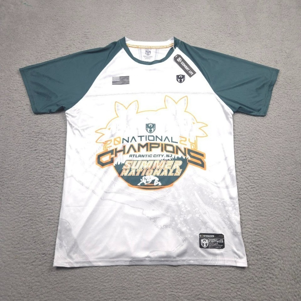 Combat Life 2024 Summer Nationals Rash Guard Shirt Adult XL BJJ MMA NWT